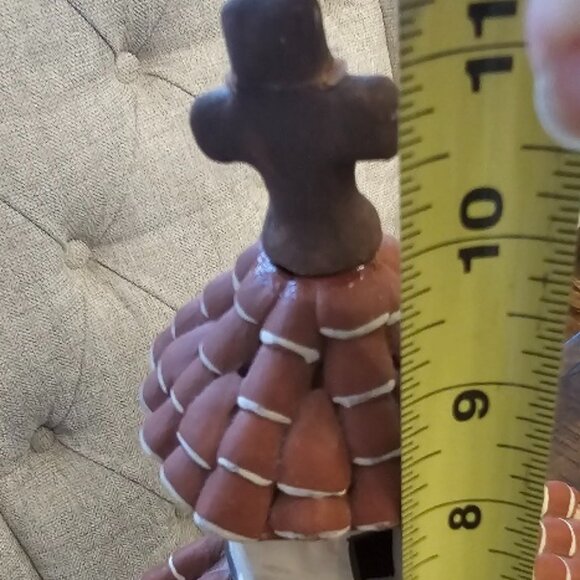 Clay Terra Cotta Pottery Peru Peruvian Church Folk Art ~ minor damage - Picture 6 of 6